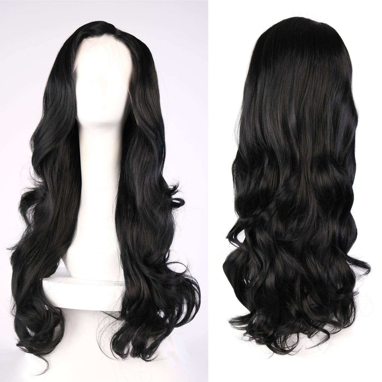 Bridgett Black Synthetic Lace Front Wig