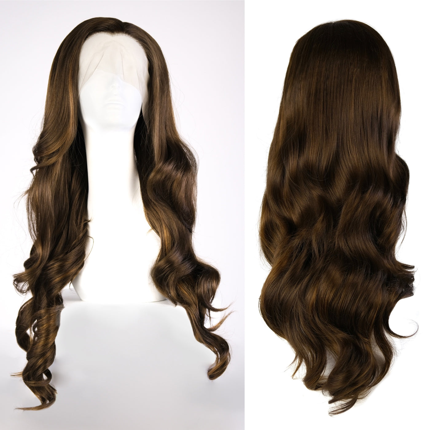 Evelyn Brunette Synthetic Lace Front Wig