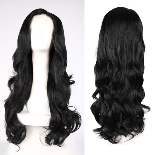 Bridgett Black Synthetic Lace Front Wig