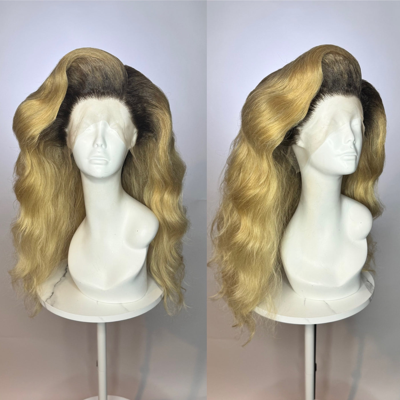Blonde Bomshell *HD Lace* Styled Synthetic Wig (Ready to Ship)