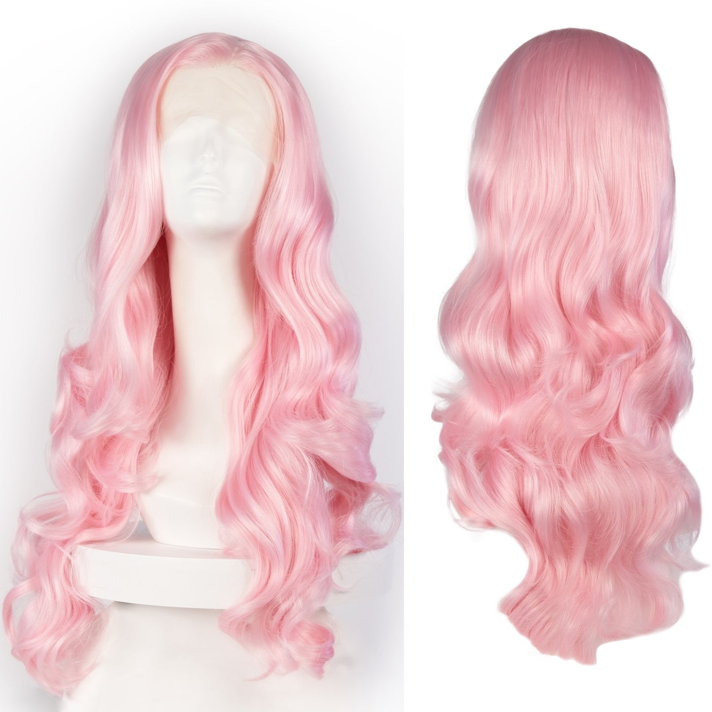 Bridgett Pastel Pink Lace Front Wig