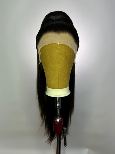 Brunette Stacked Ponytail Synthetic Wig (Made to Order)
