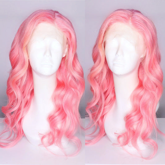 *READY TO SHIP* Pastel Pink Human Hair Wig