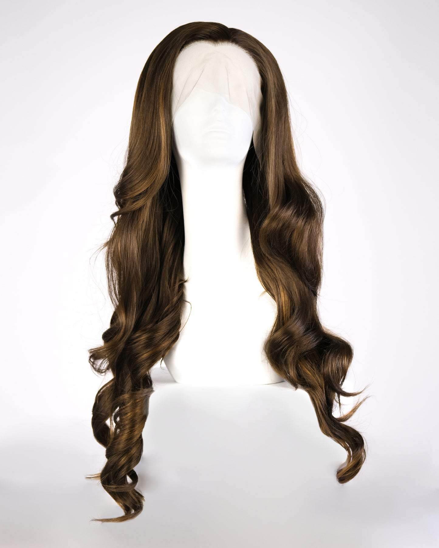 Evelyn Brunette Synthetic Lace Front Wig