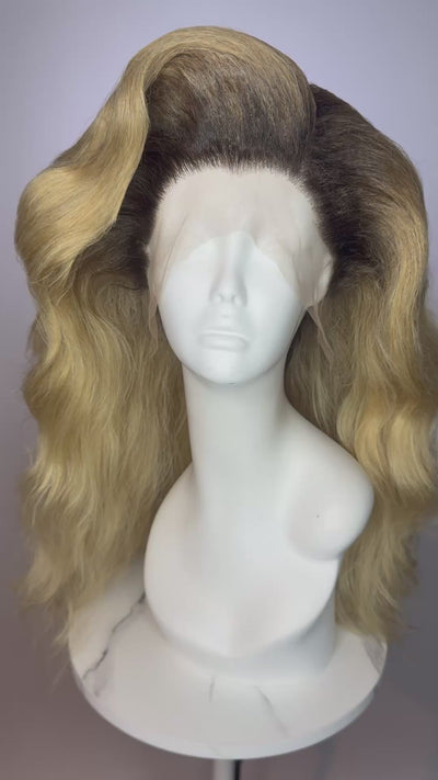 Blonde Bomshell *HD Lace* Styled Synthetic Wig (Ready to Ship)