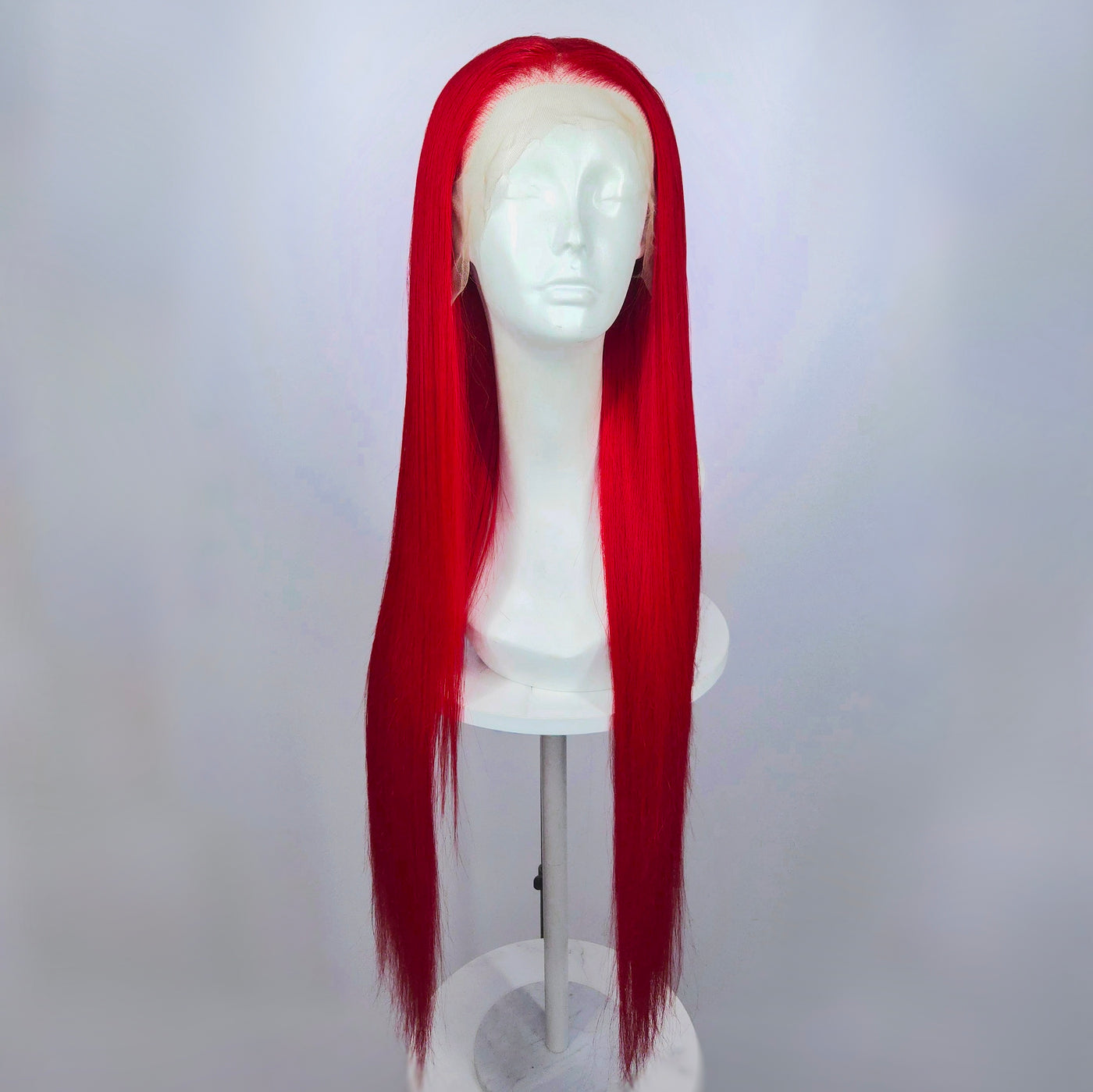Red Human Hair HD Lace Front Wig (Made to Order)