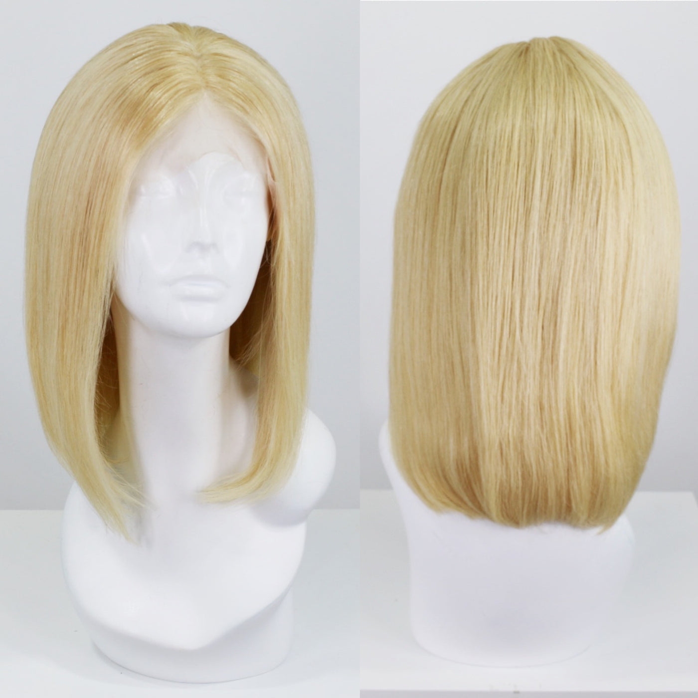613 Blonde Bob Human Hair HD Lace Front Wig (Made to Order)