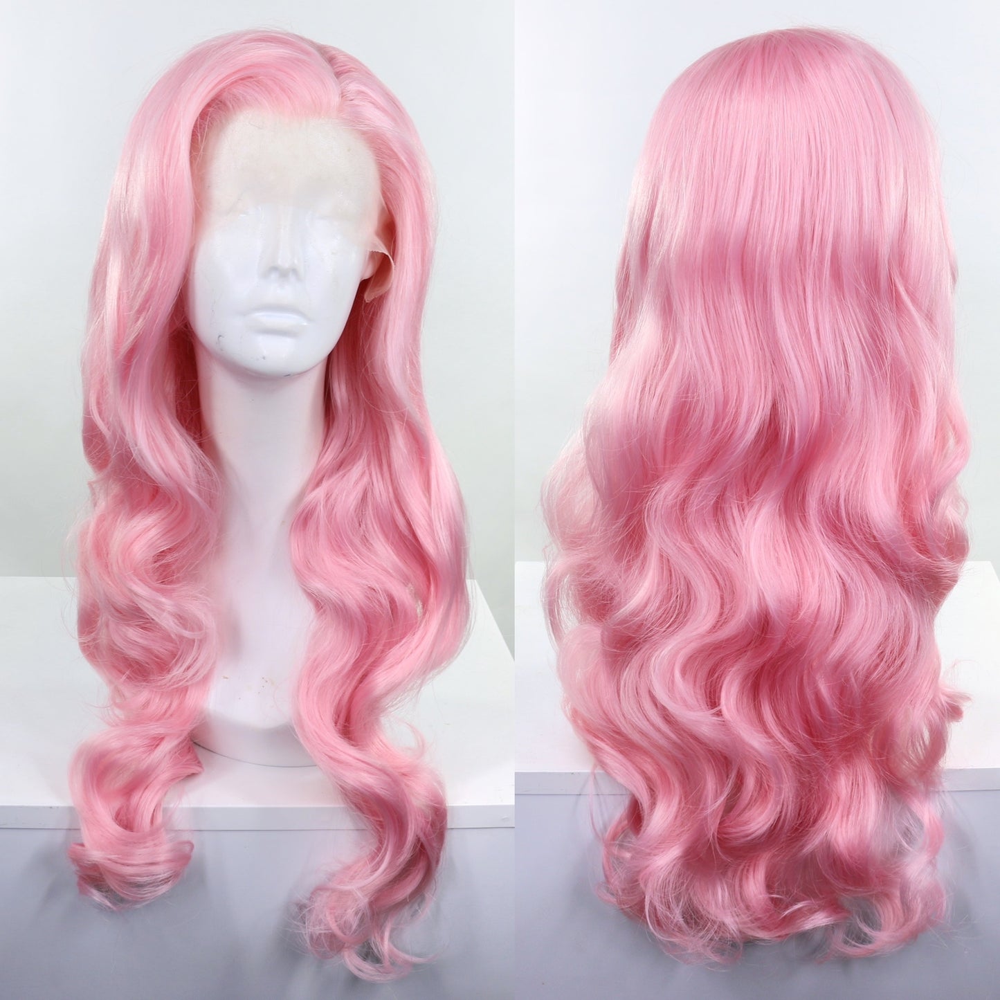 Bridgett Pastel Pink Lace Front Wig