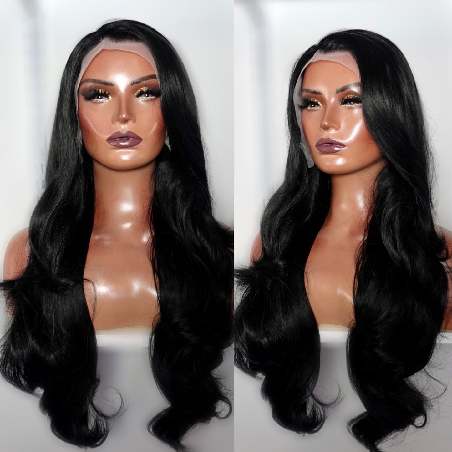 Bridgett Black Synthetic Lace Front Wig