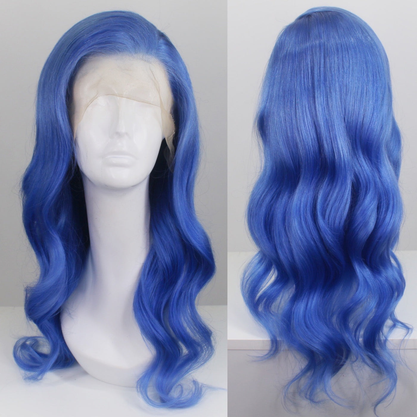 Blue Synthetic Lace Front Wigs Canada Dark Blue Lace Front Wig