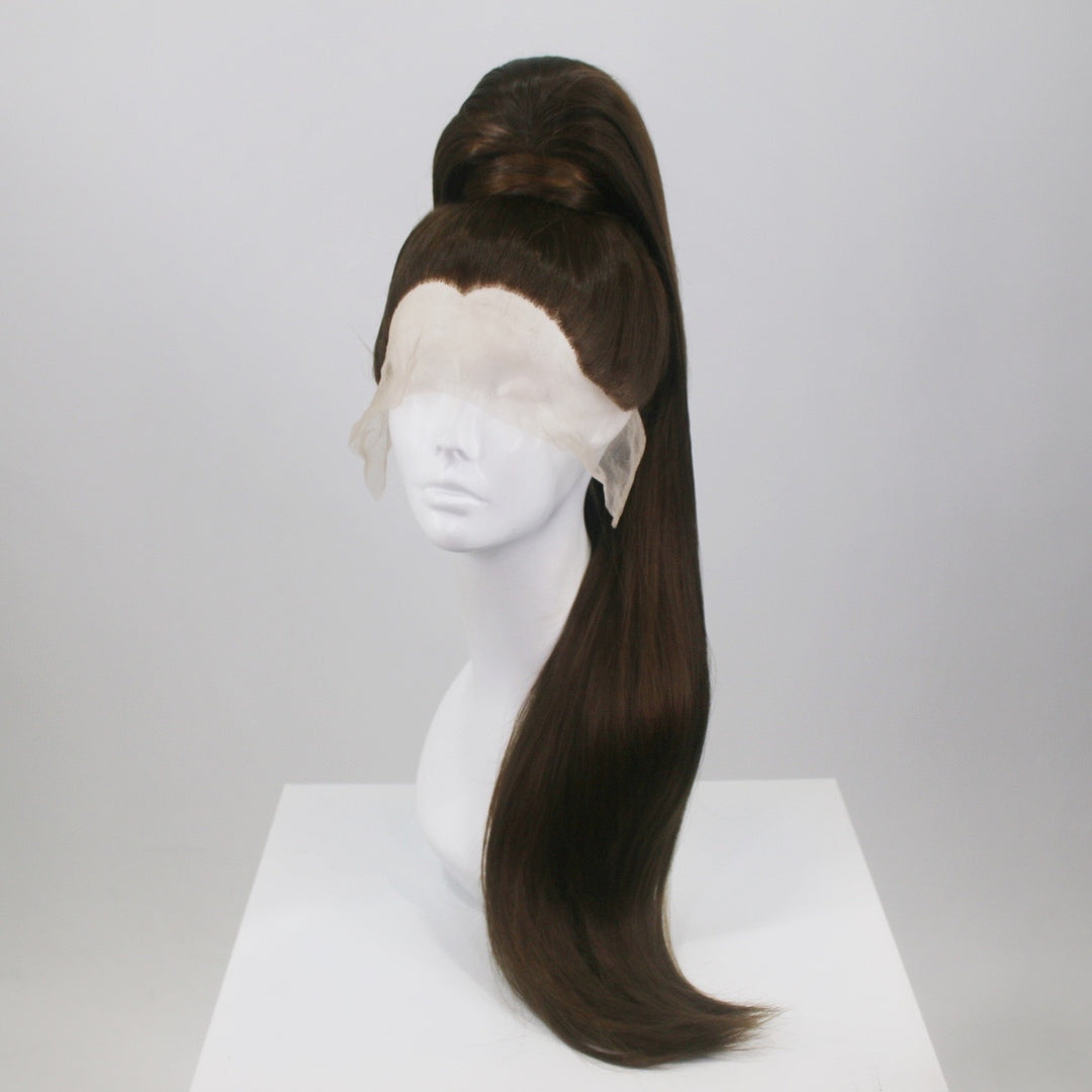 Drag Queen Wig, Pastel Pink Stacked Ponytail Wig – Shop Will  display picture 2