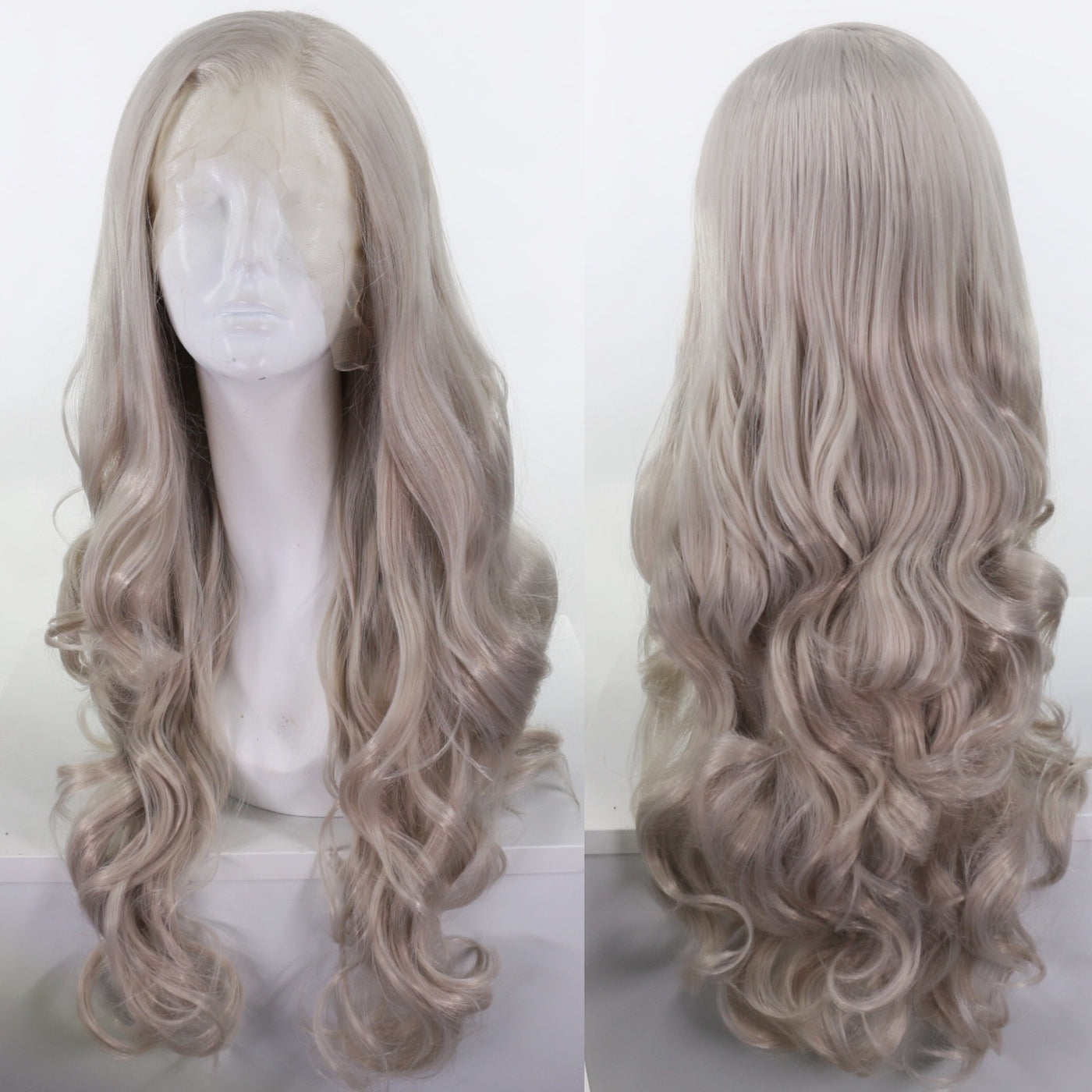 Bridgett Silver Blonde Lace Front Wig