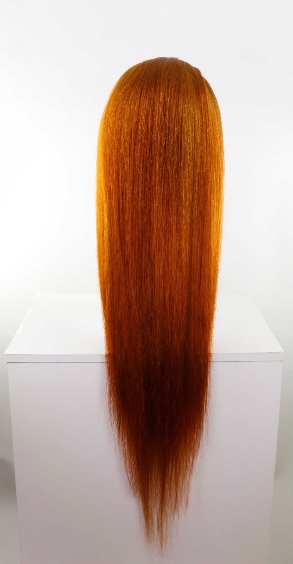 Ginger Money Piece Highlights Human Hair Lace Front Wig